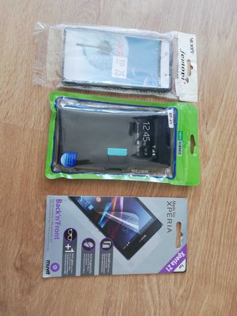 Capas de telemóvel Sony Ericsson Z5 e película protectora Sony Z1