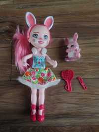 Duża lalka Enchantimals Bree Bunny króliczek Twist królik stan idealny