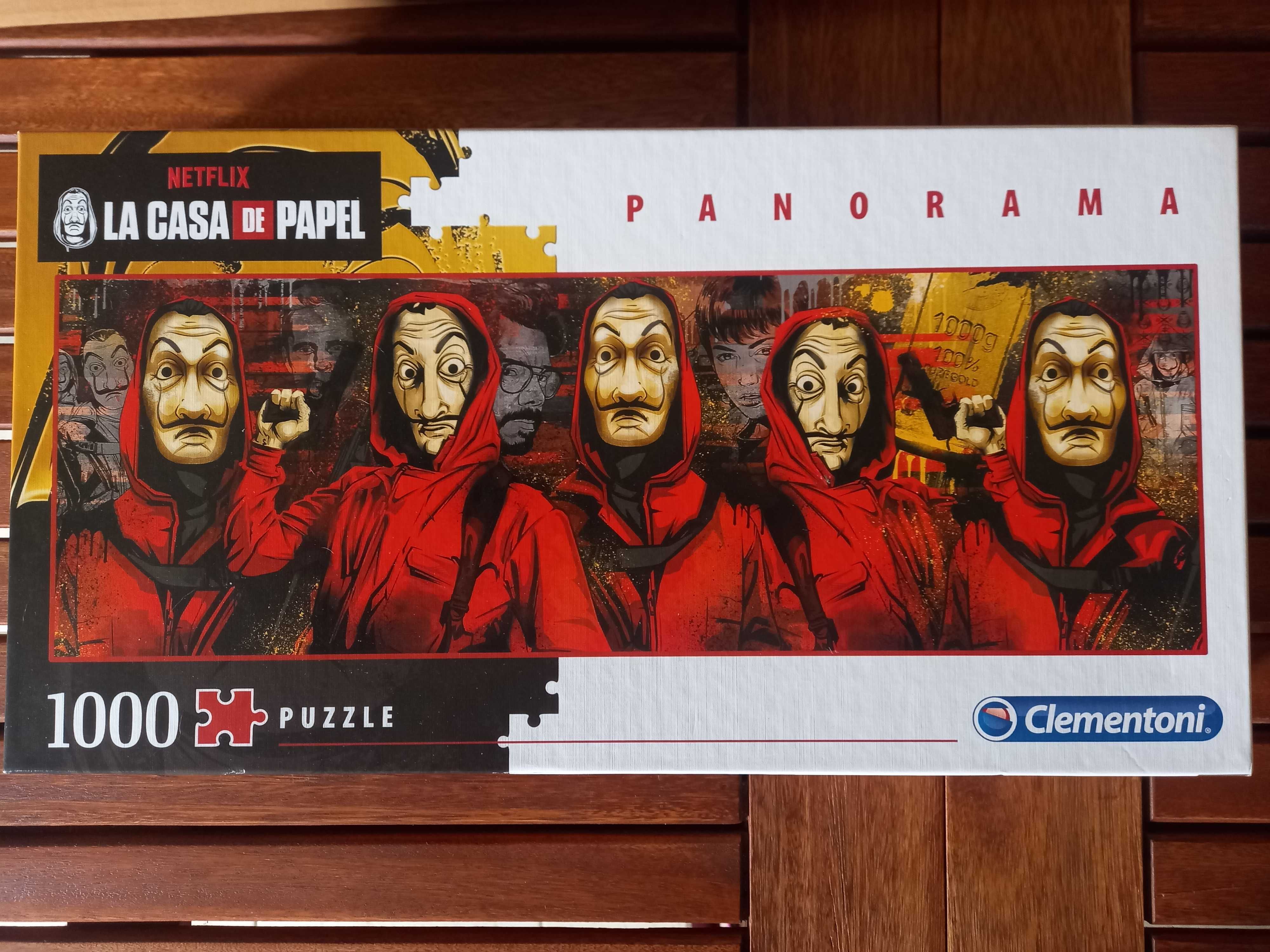 puzzle clementoni 1000 panorama - LA CASA DE PAPEL