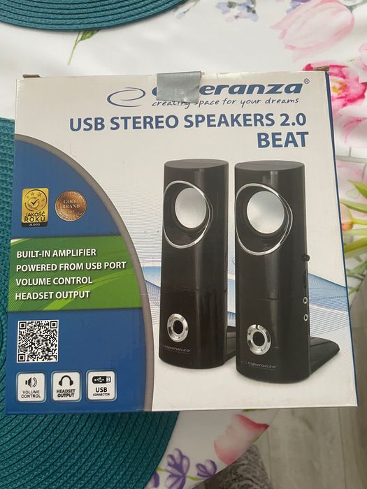 Głośniki USB stereo 2.0