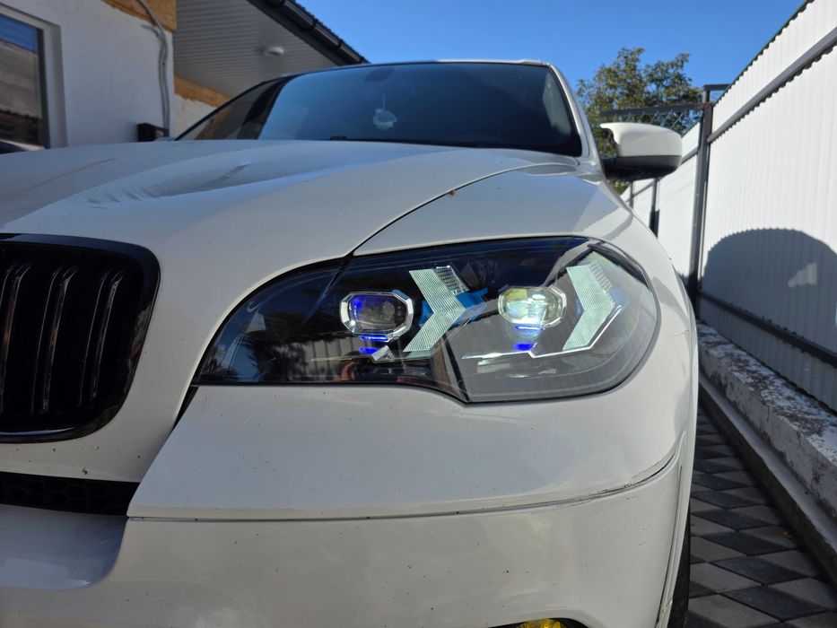 Full LED фари для BMW X5 E70 в стилі BMW X5 G05