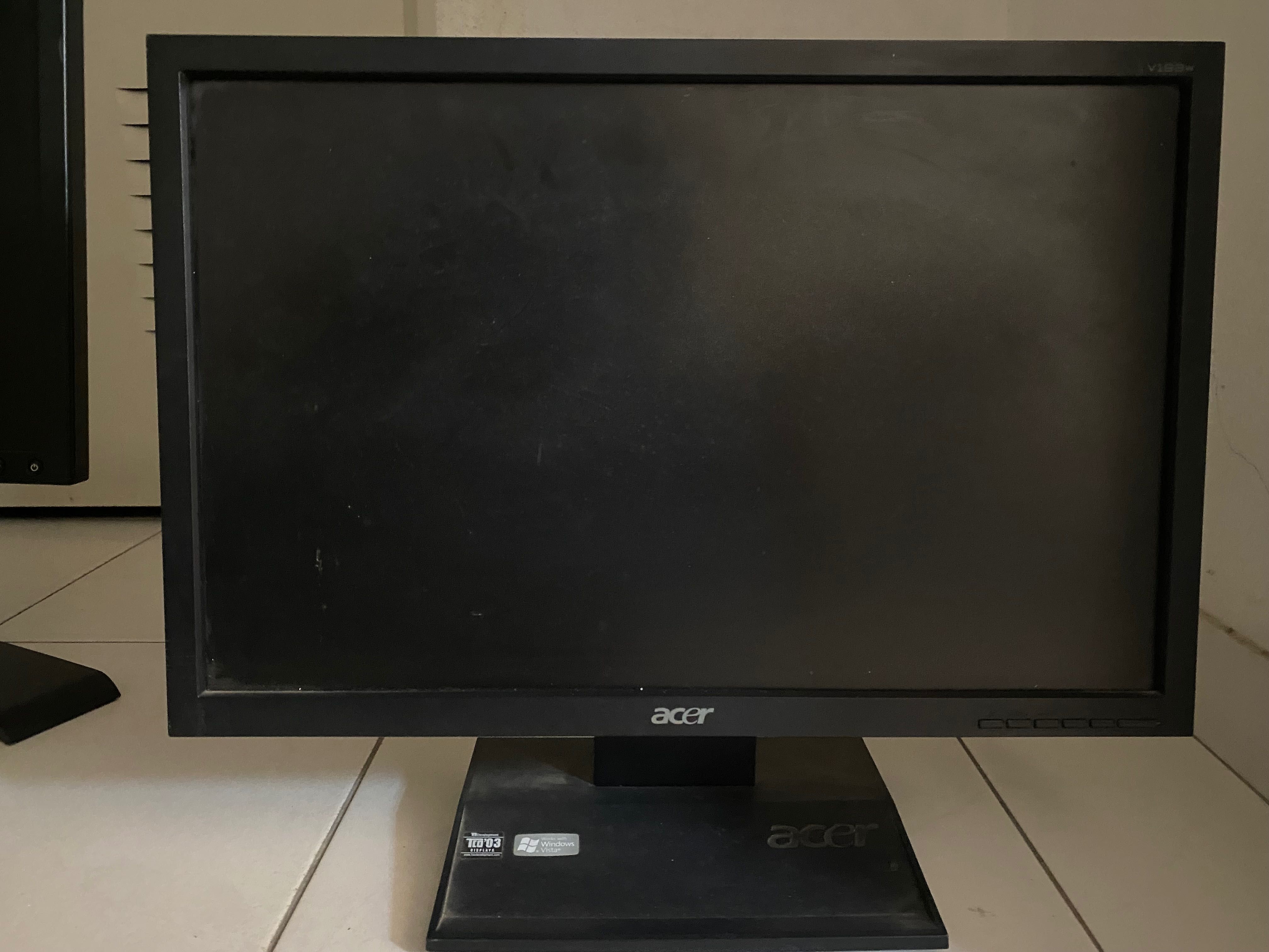 Monitores para computador Acer/Dell