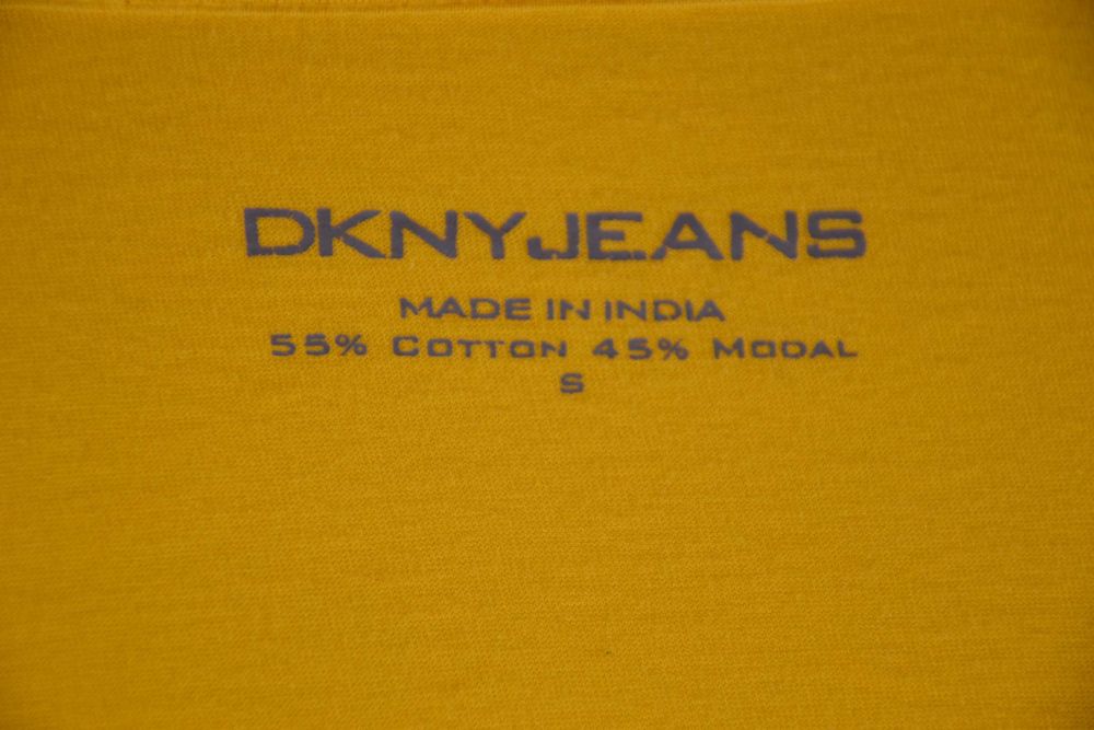 DKNY Jeans Koszulka Damska S Oversize Oryginalna Super Stan Bawełna