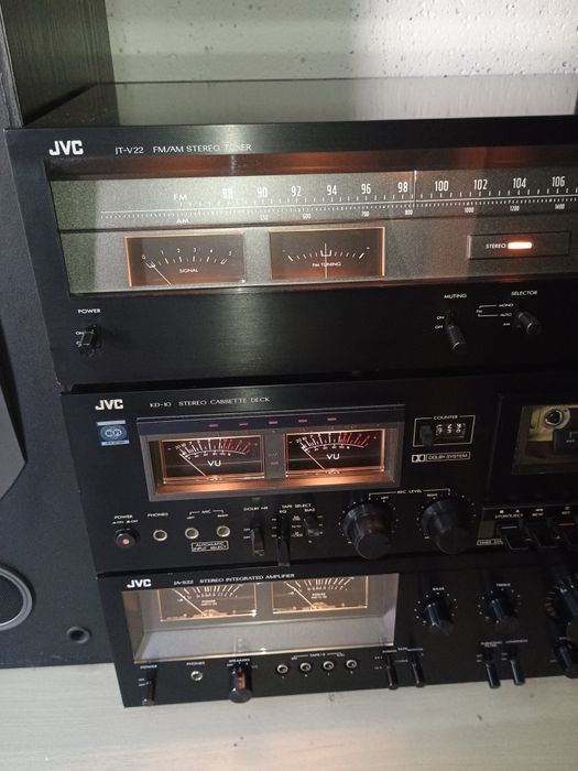 Zestaw JVC plus kolumny alton 110