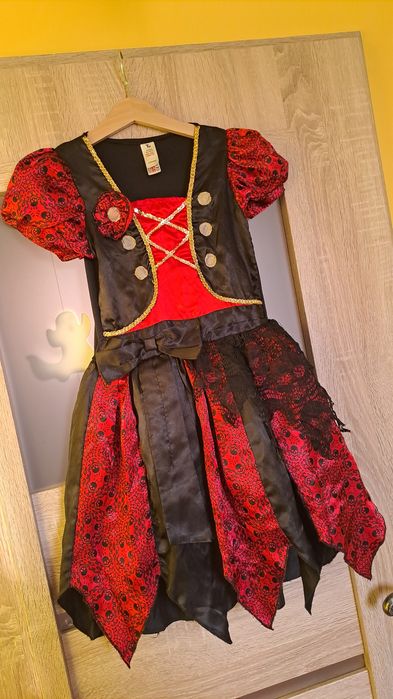 98. Sukienka strój pirat piratka bal przebierańców