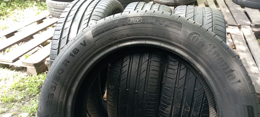 Continental 235 50 r18 4шт 2шт шини б'у резина гума з Європи