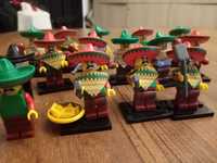 Lego western 16 meksykanów taco tuesday mariachi same figurki