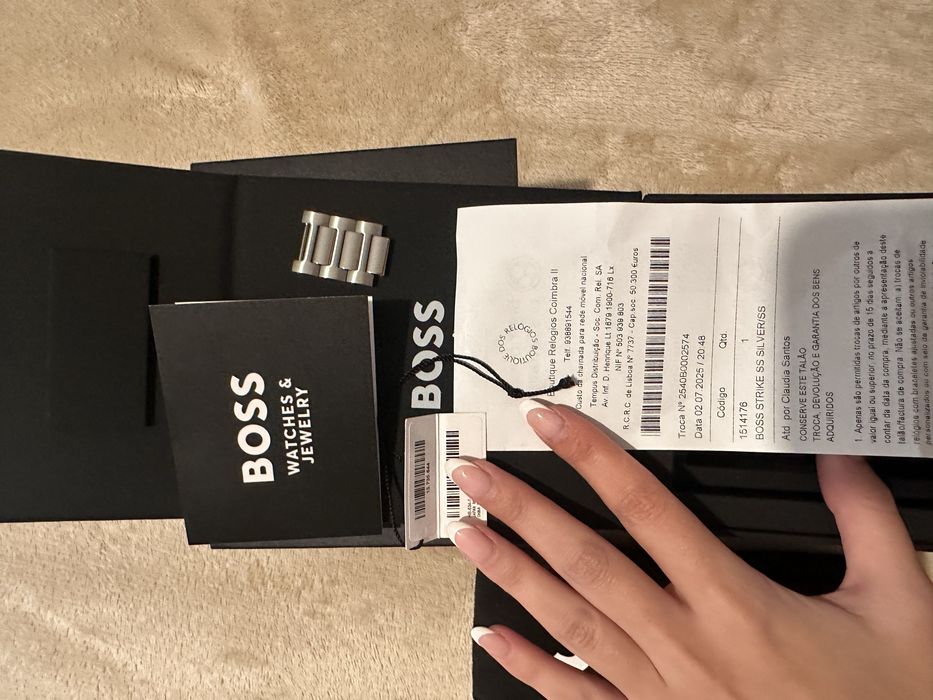 Relógio HUGO BOSS - Como novo com garantia