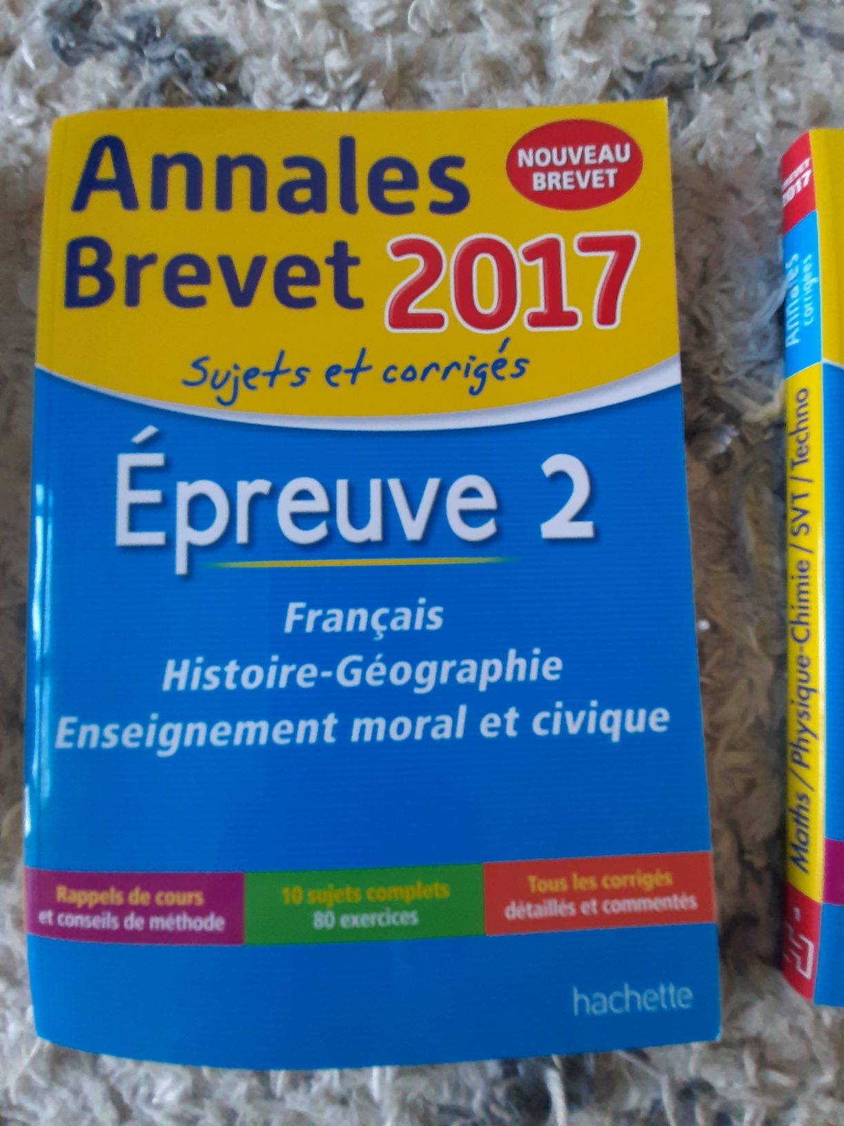 Annales Brevet 2017, Fiches spécial Brevet, Maxi compil  (BSZP3)
