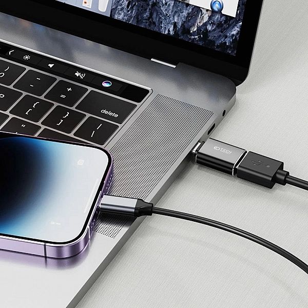 Adapter Tech-Protect UltraBoost Lightning (męski) / USB-A (żeński) OTG