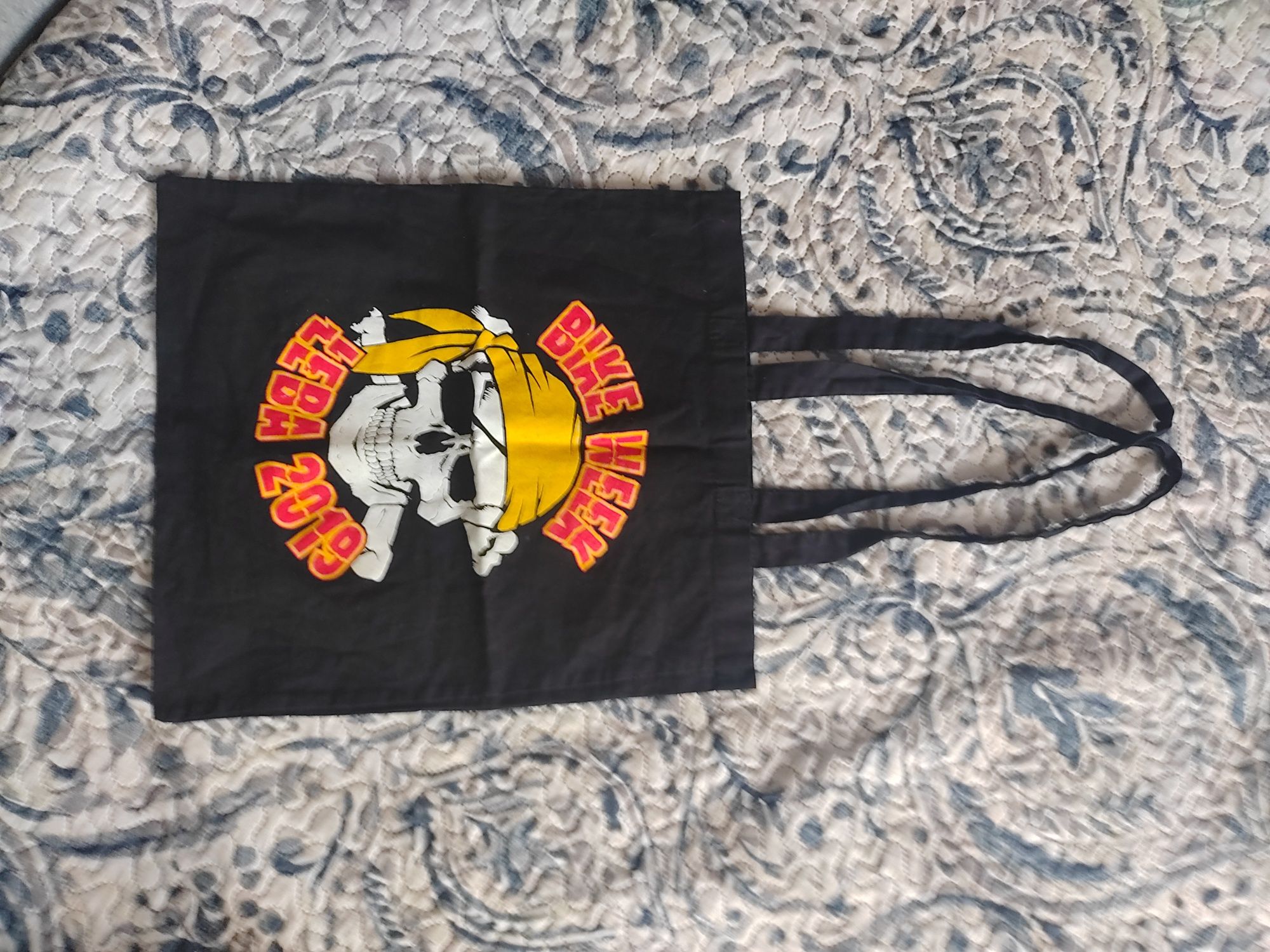 Shopper bag zloty motocyklowe Łeba 2019