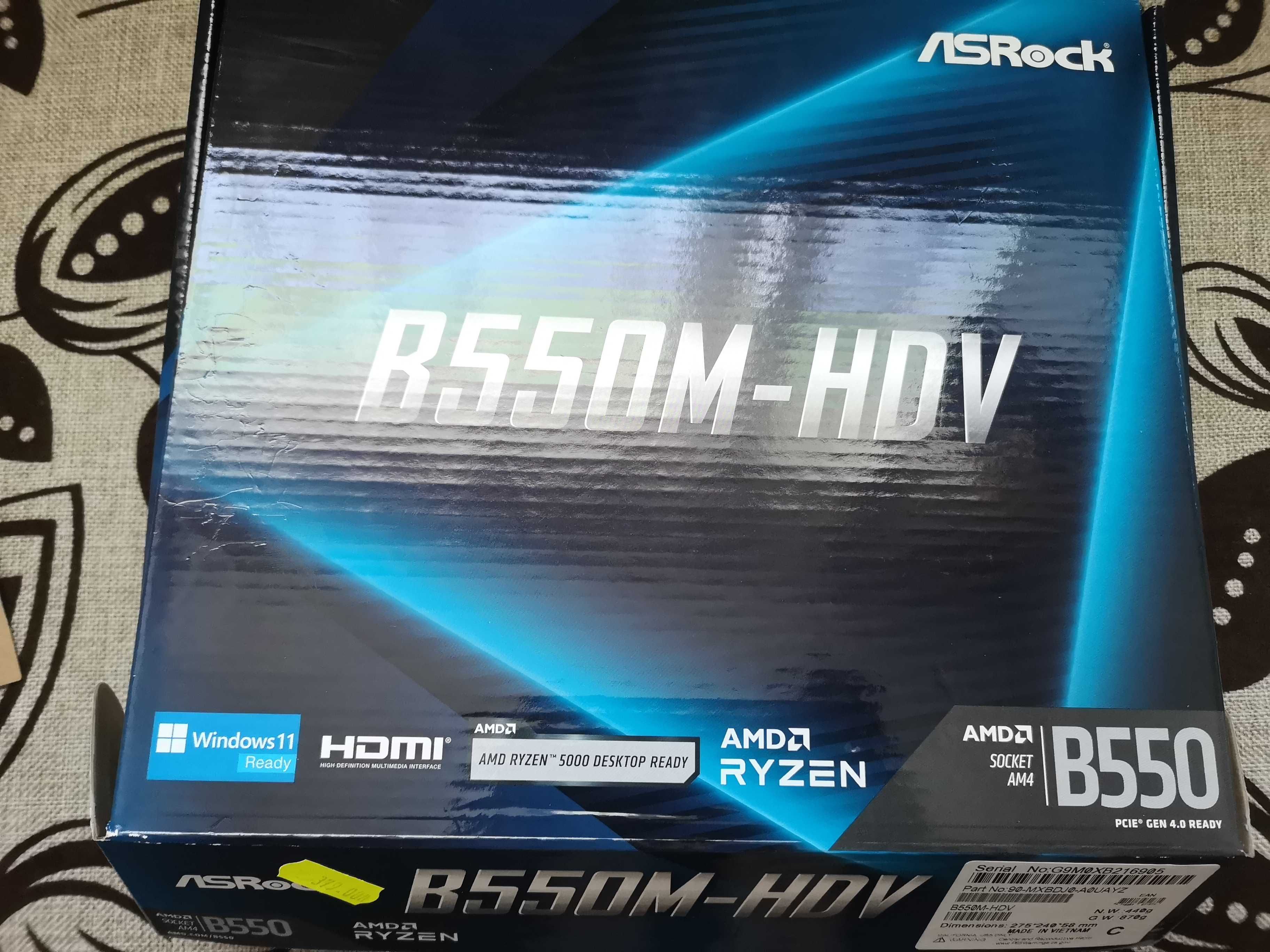 NOWA płyta główna ASRock B550M-HDV