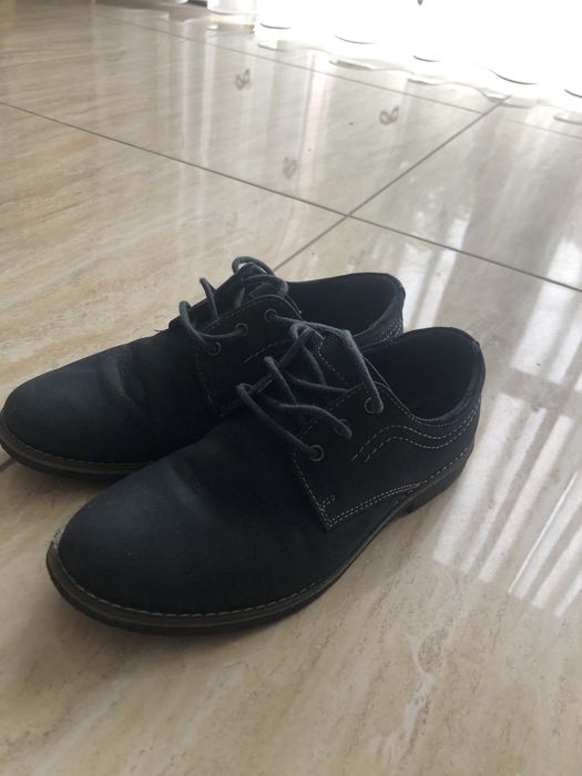 Półbuty garniturowe granat roz. 33