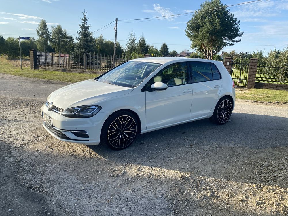 Golf VII 2.0TDI Oryginalny przebieg full Led 2018 Masaże Duza Navi