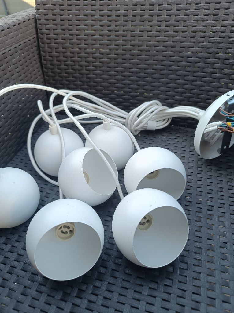 Lampa 7 , Ala pająk, wisząca biała