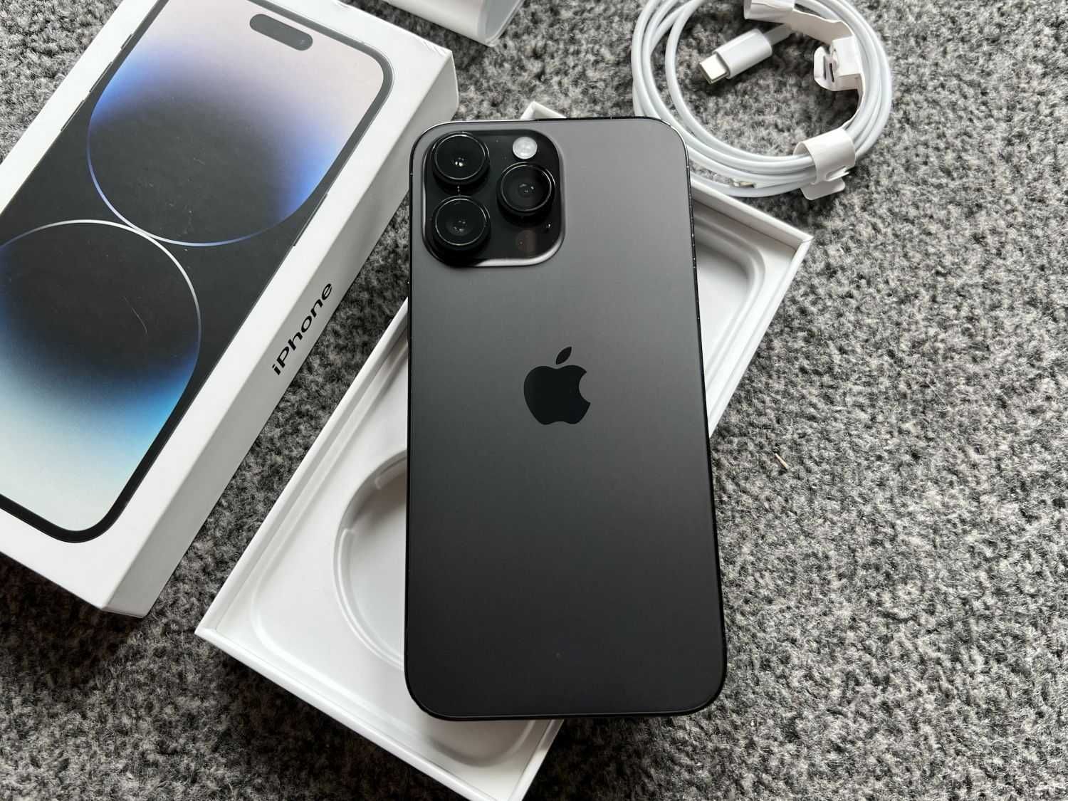 iPhone 14 Pro Max 512GB Space Grey Black Bateria 98% Gwarancja +SZKŁO