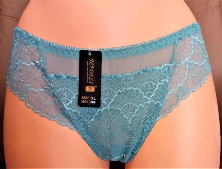 figi majtki damskie koronka Nadizi r.XL 5szt