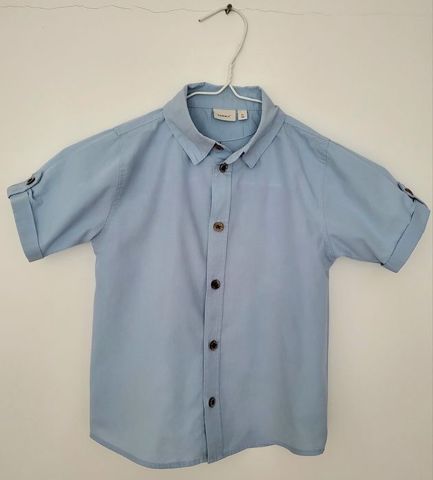 Zestaw koszul na różne okazje r. 110-116 urodziny pogrzeb święta