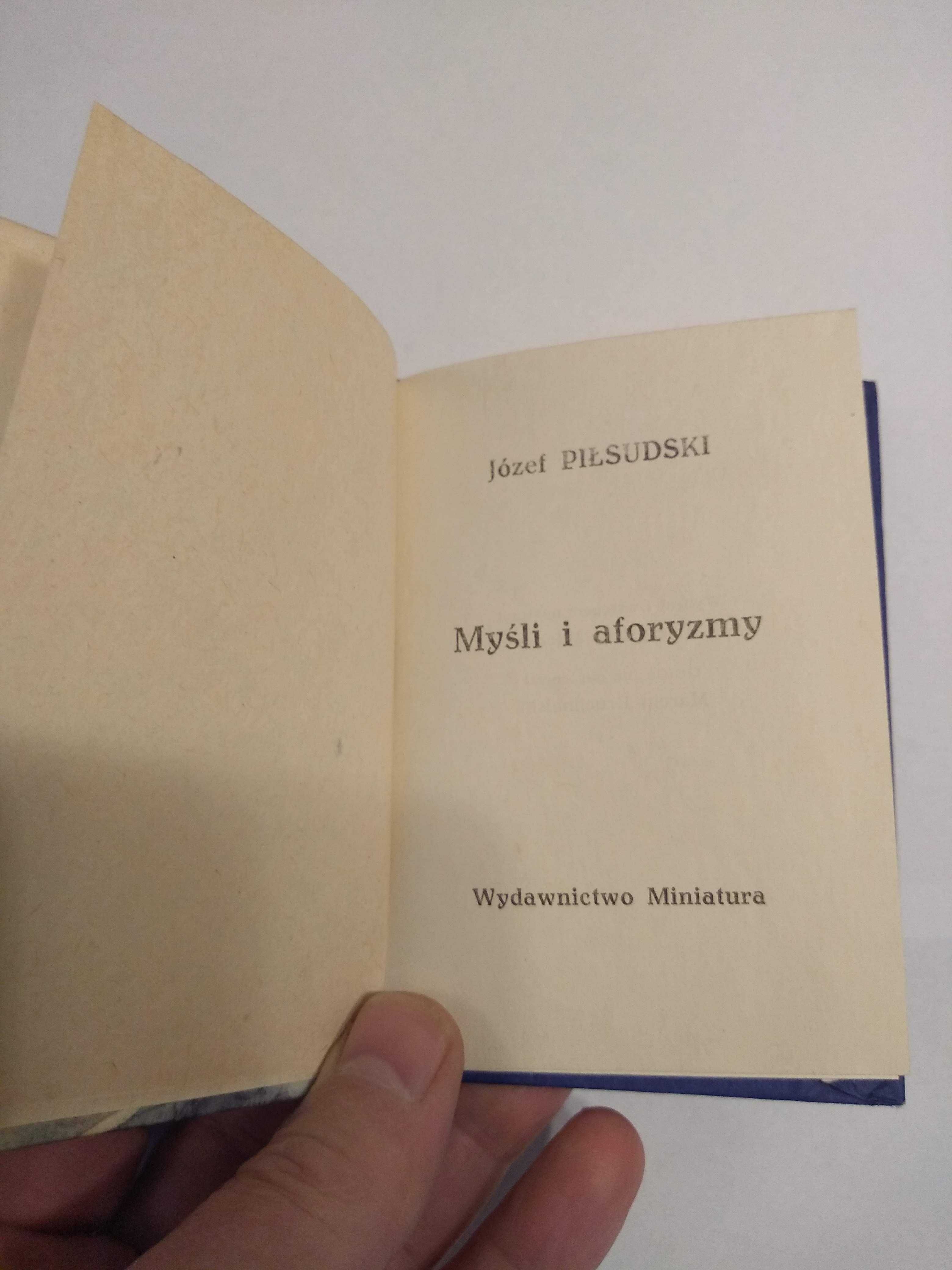 Książeczki miniaturki - J. Piłsudski