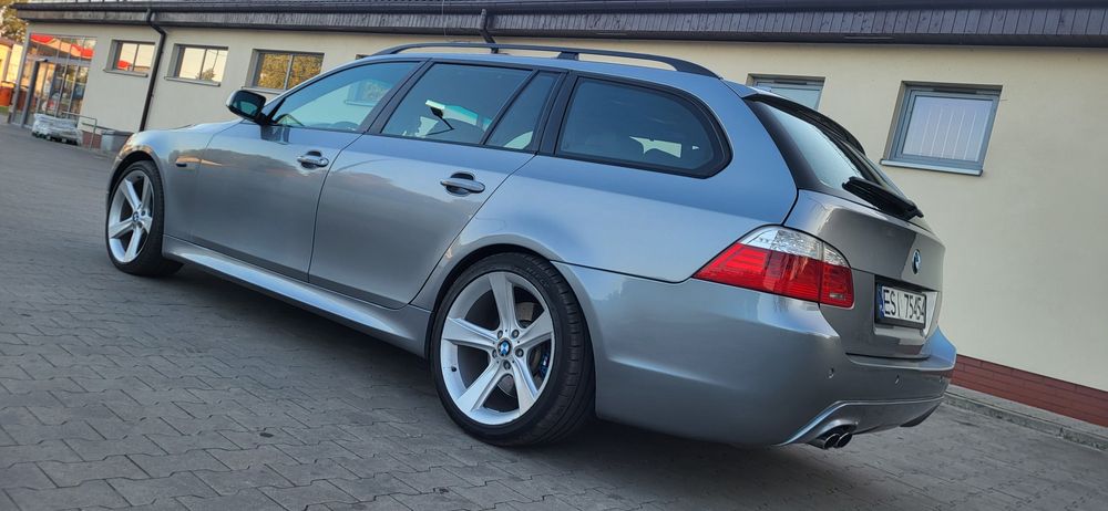 BMW E61 M-PAKIET, Head UP, Keyless Go, El. Klapa