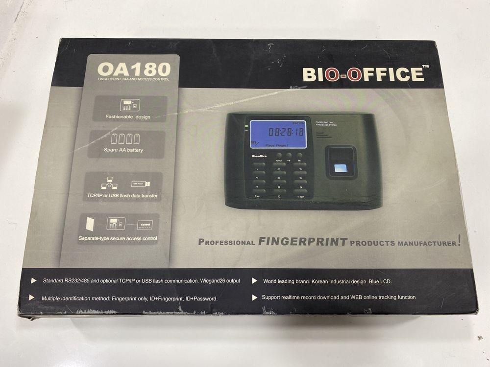 Controlador de acessos por impressão digital BIO-OFFICE