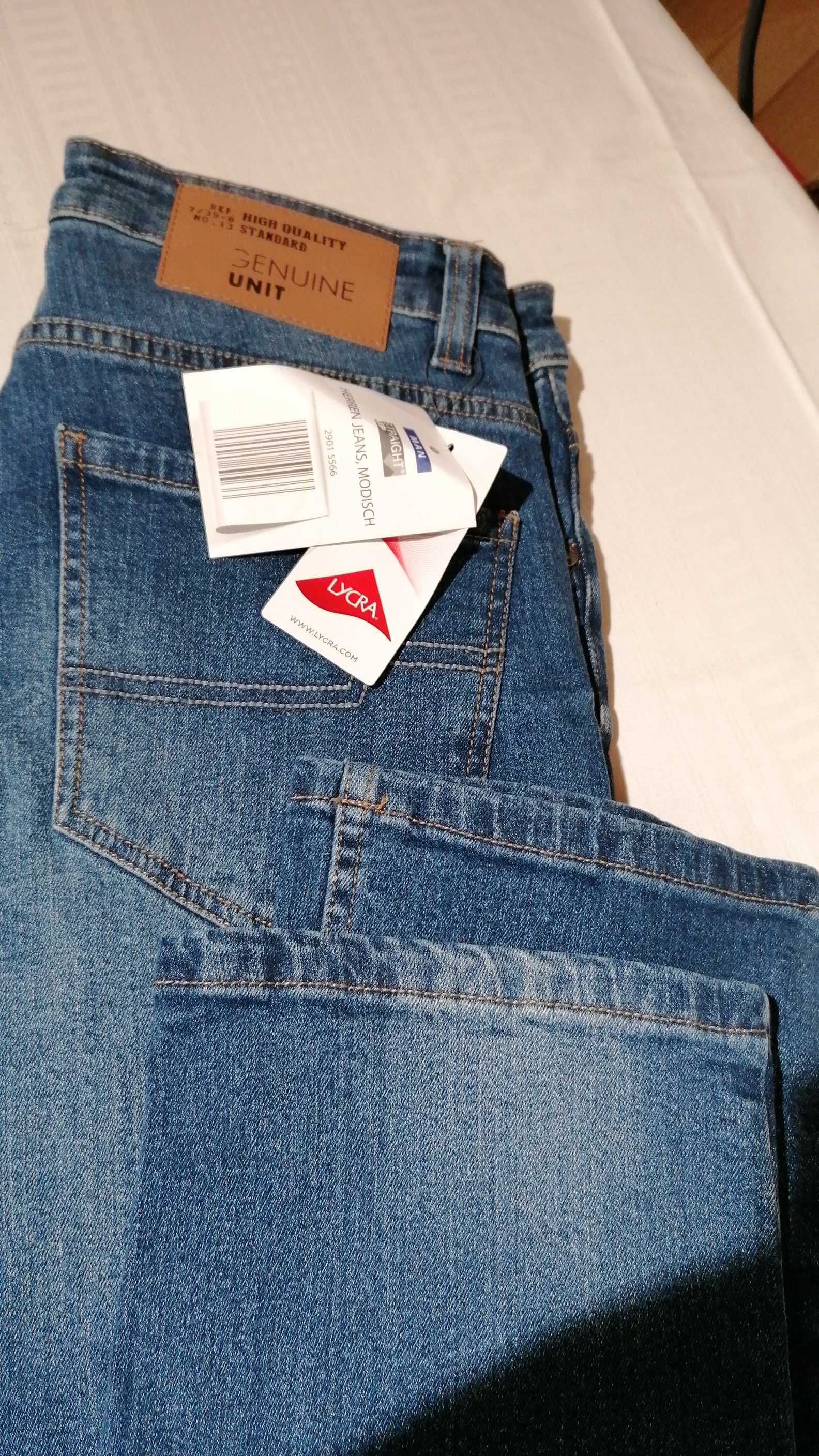 L/166 Spodnie męskie jeans nowe Straight  Up  rozm. 48