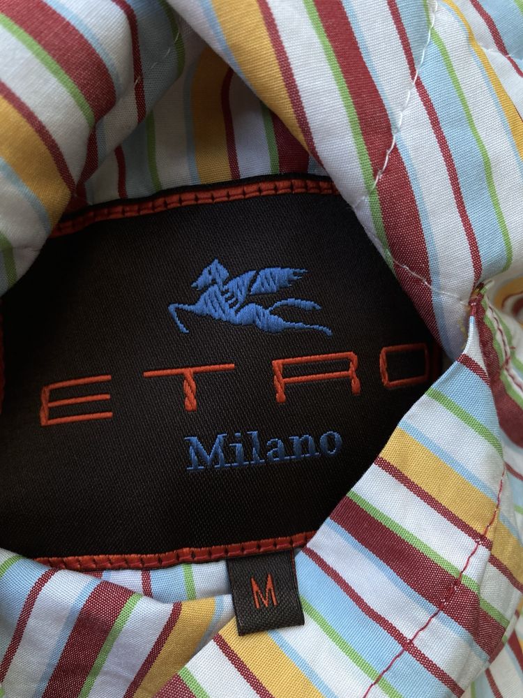 Мужская Двухсторонняя Жилетка Etro Milano Italy Размер М