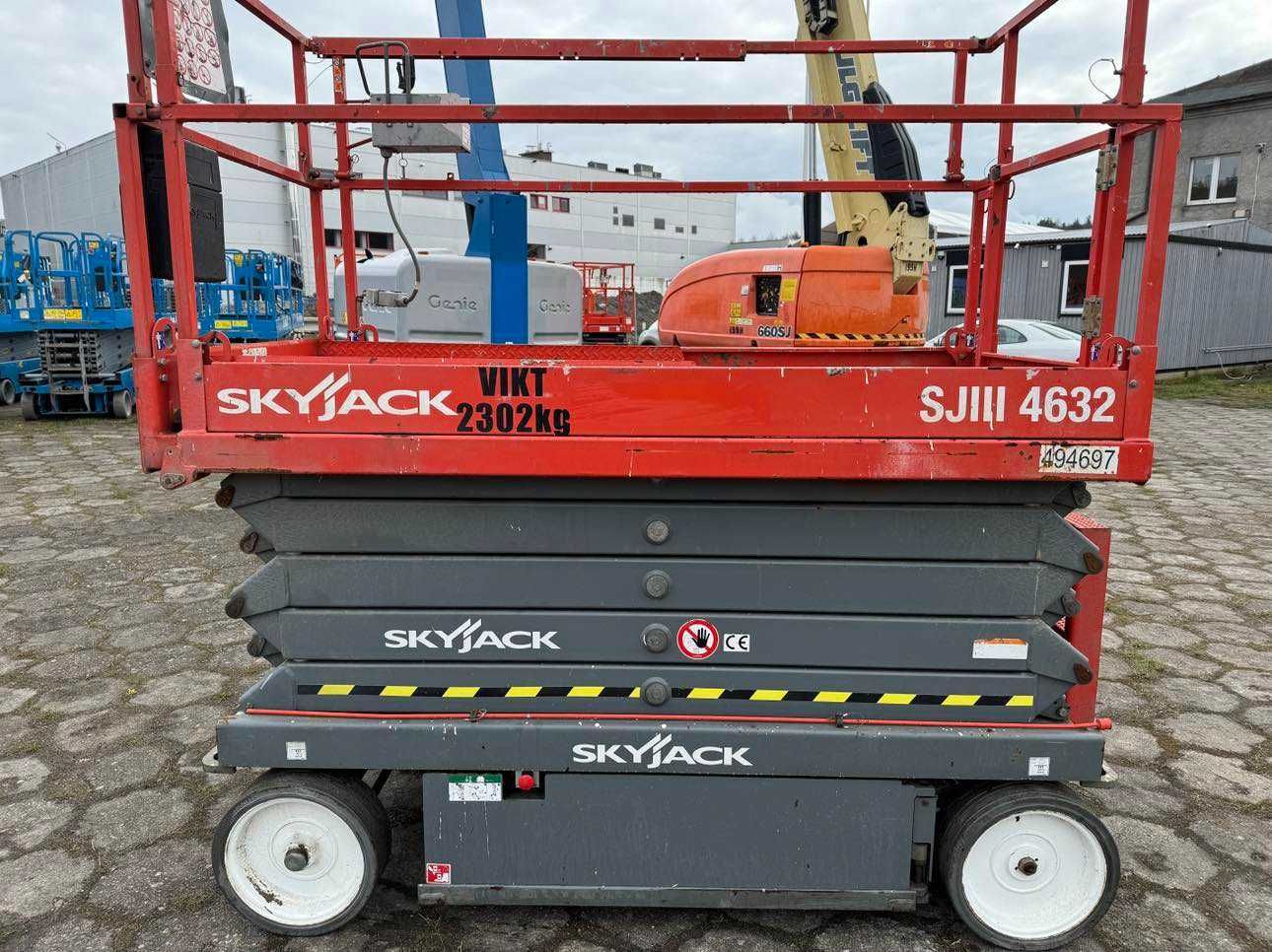 Podnośnik nożycowy Sky Jack SJ III 4632, 2016,11,60m,netto: 29.000 PLN