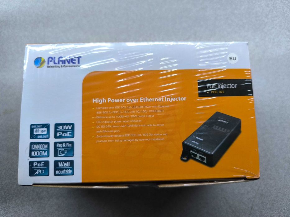 3 unidades injetor POE marca Planet - [LER DESCRIÇÃO]