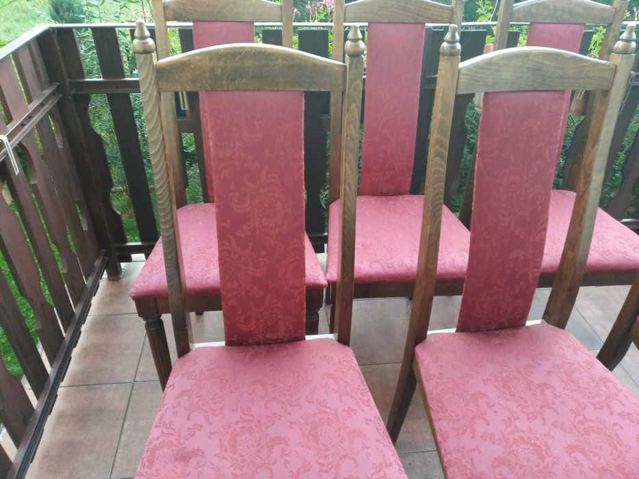 Krzesła pokojowe - 6 sztuk