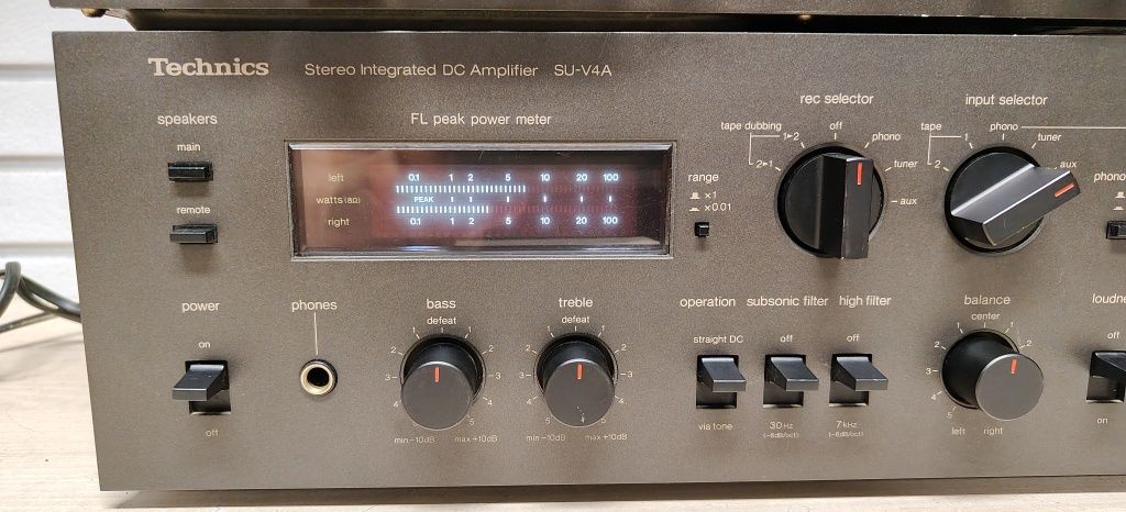 Wzmacniacz TECHNICS SU V4A. Class A