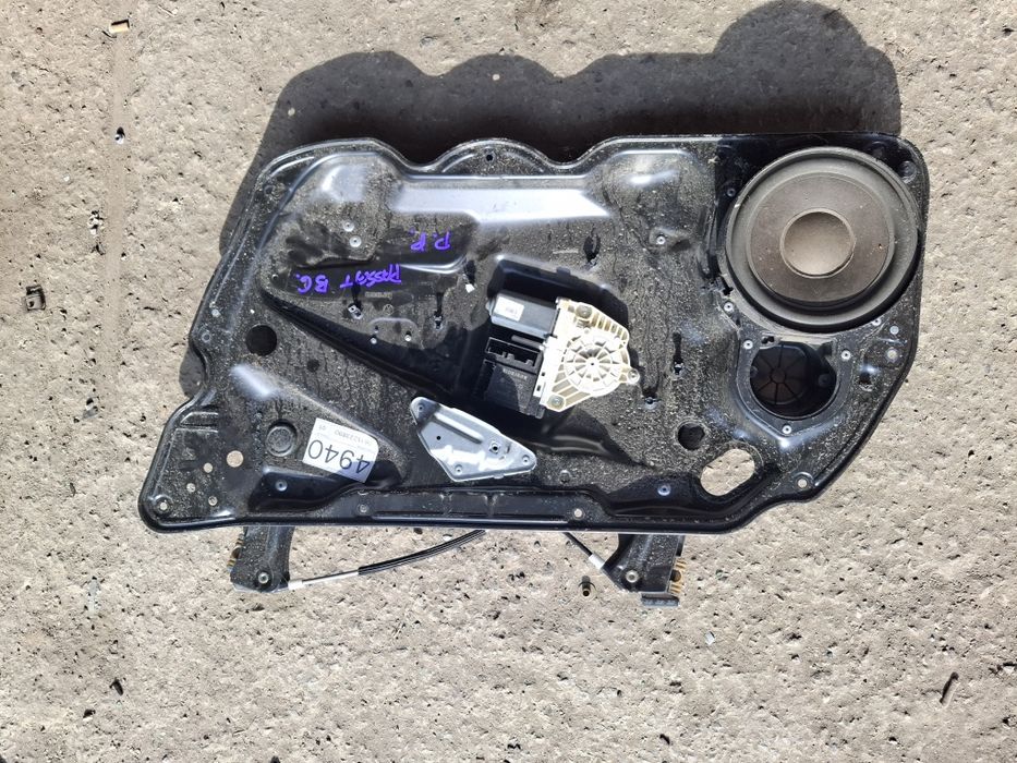 Mechanizm szyby prawy przód volkswagen Passat b6