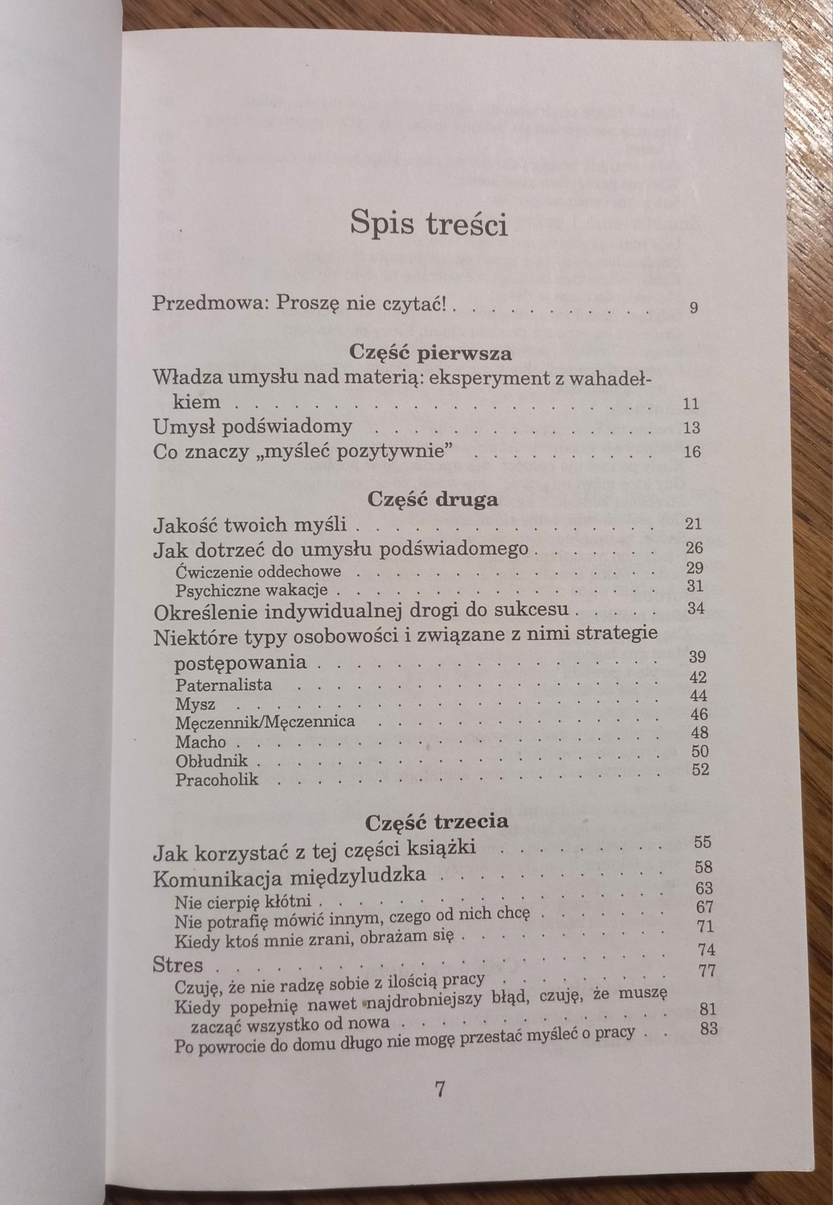 Książka " Myśl pozytywnie" autorka Vera Peiffer