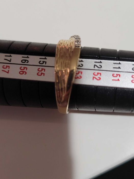 Okazja!Pierścionek z brylantami próba 585