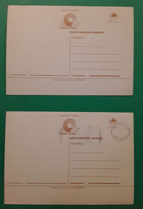 Postal ilustrado ou Bilhete Postal antigos dos CTT