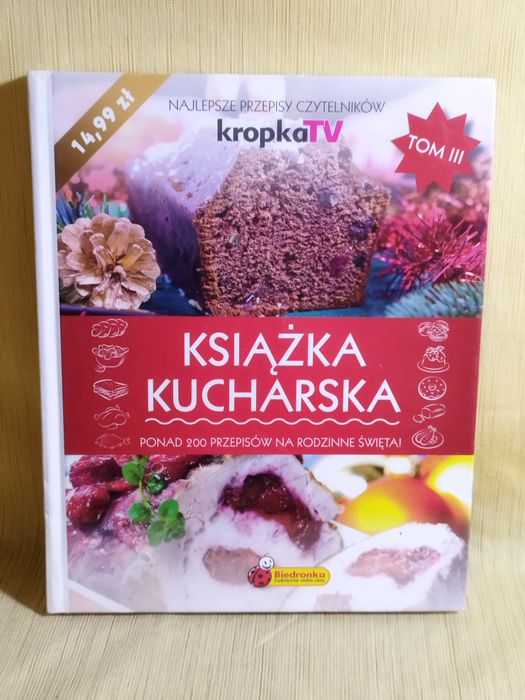 Książka "Przepisy kulinarne Biedronki"/ 3 szt