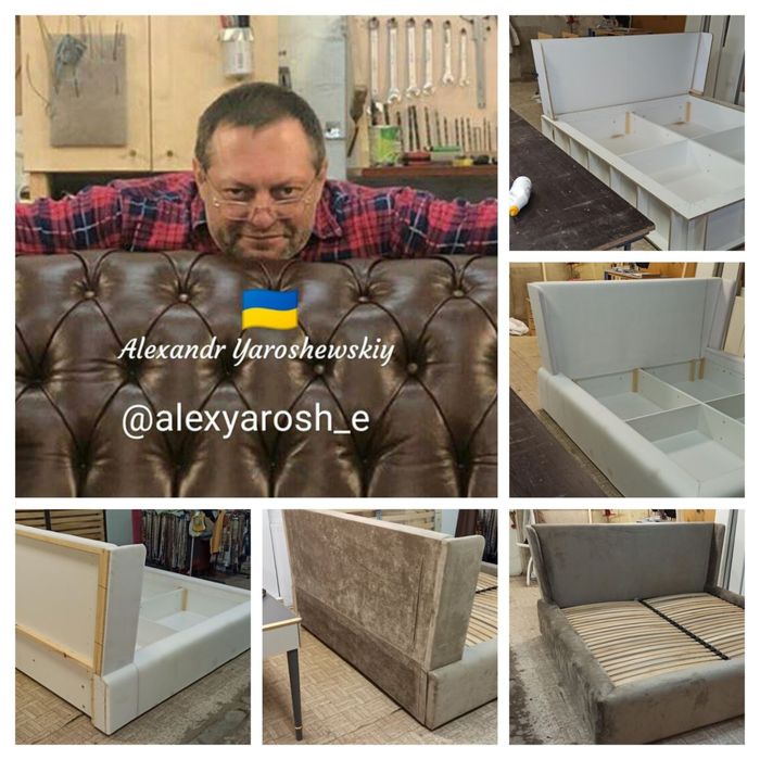 Перетяжка, реставрування, виготовлення м'яких меблів.