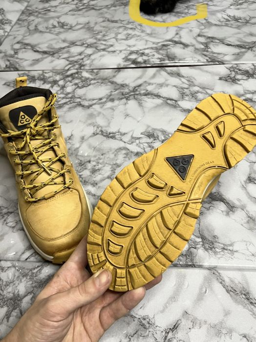 Ботинки из кожи Nike Acg оригинал размер 43 27,5 см