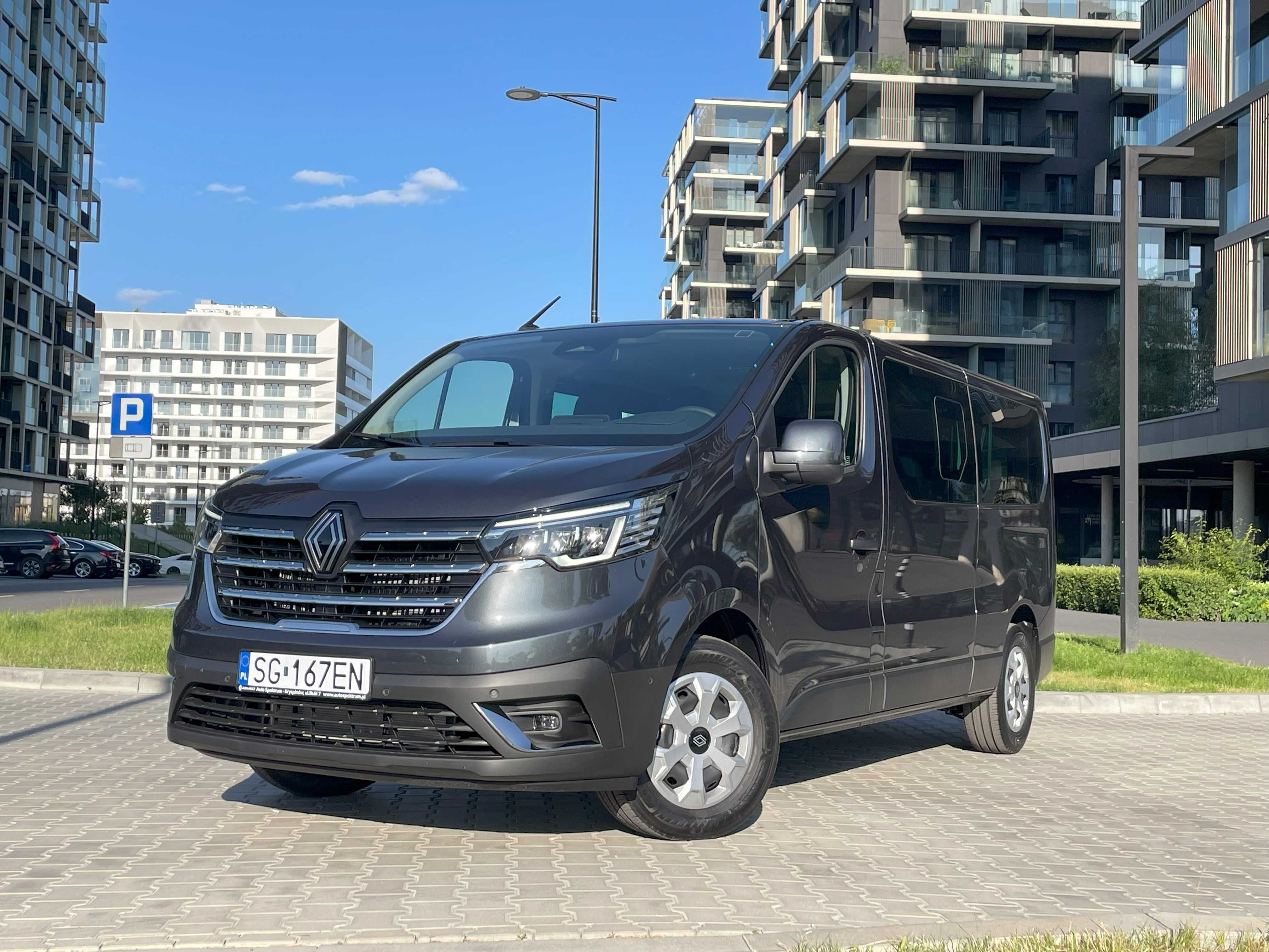 Wynajem 9-osobowego Renault Trafic -  od 240 zł/doba
