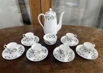 Порцеляновий кавовий  сервіз Staffordshire Англія 1865-1985