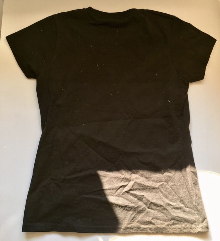 Nowa czarna damska koszulka T-shirt z nadrukiem Dekom Clothing [S]