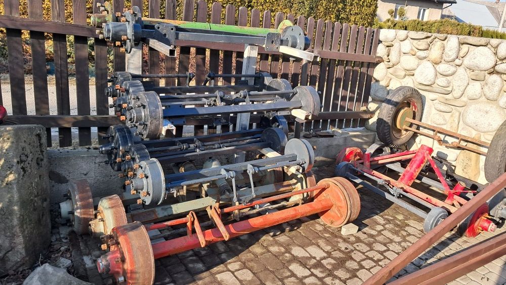 Oś do przyczepy różne wielkości