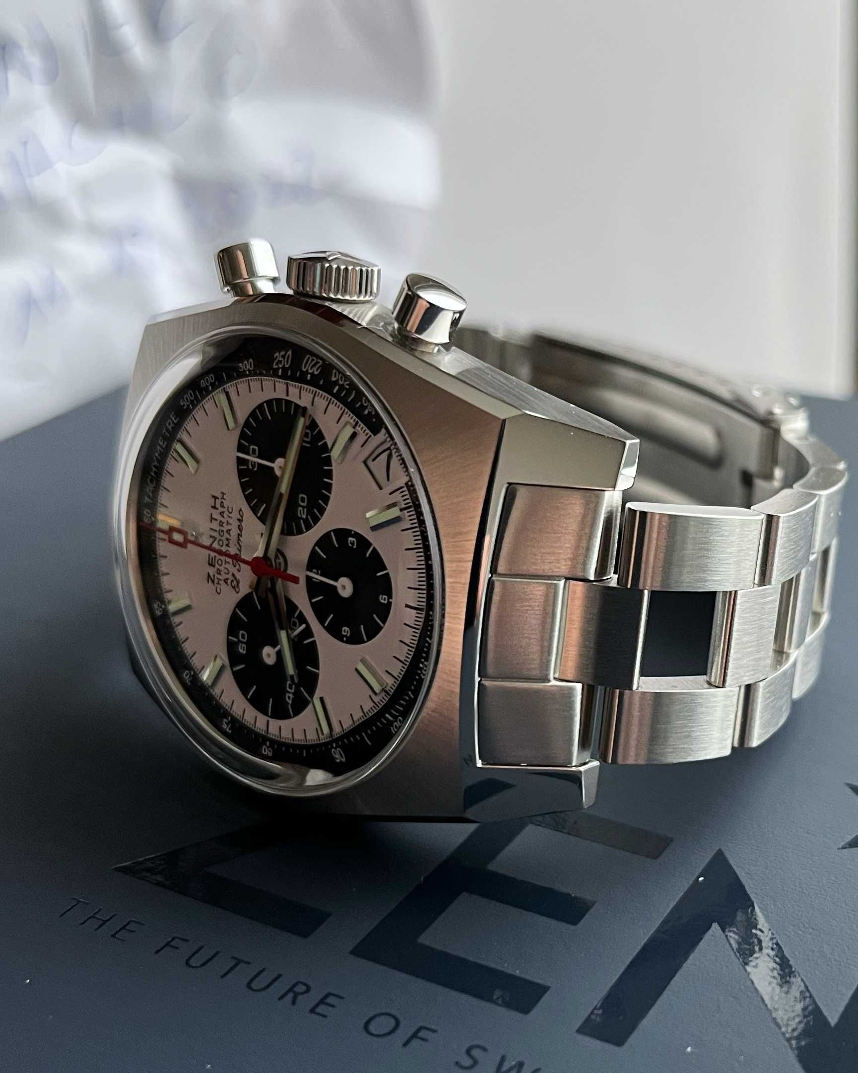 Zegarek Zenith A384 03.A384.400/21.M384 chronograf