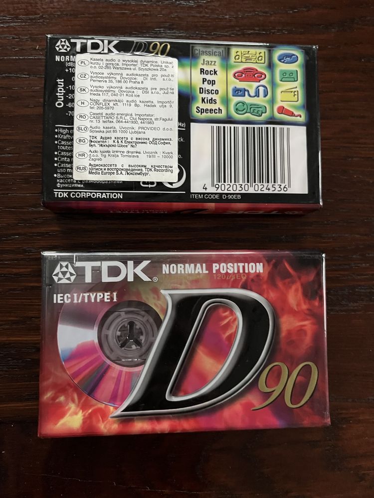 Kasety TDK 90 - 2szt