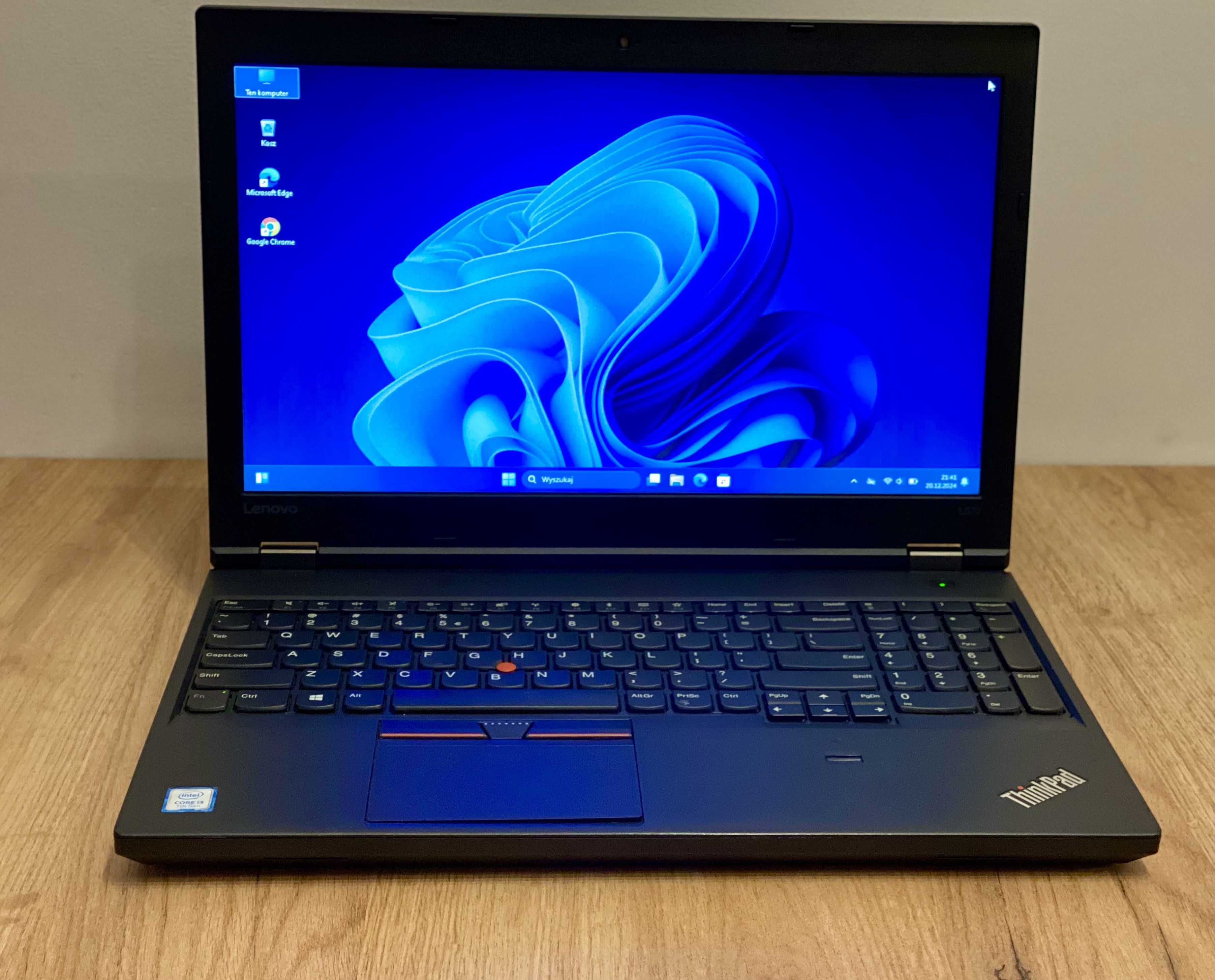Lenovo L570 15", Intel i3 7-gen, Ram DDR4 32Gb, SSD, Office,  + GRATIS