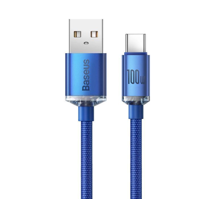 Baseus kabel przewód USB Typ A - USB Typ C 100W 1,2m niebieski