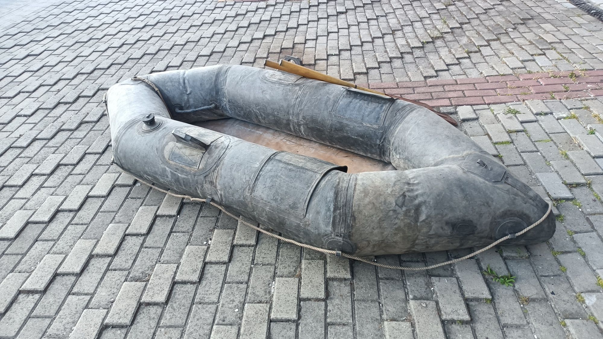 Stary Ponton Wojskowy KT 142 rok 1956 wędkarski Ufimka PRL