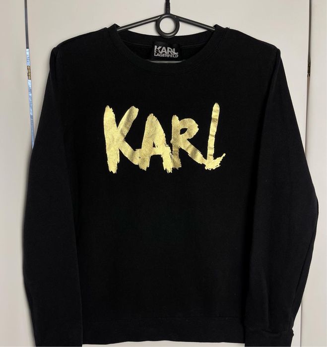 Світшот karl lagerfeld чорний оригінал кофта кард лагер толстовка