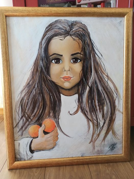 Obraz dziewczynka płótno