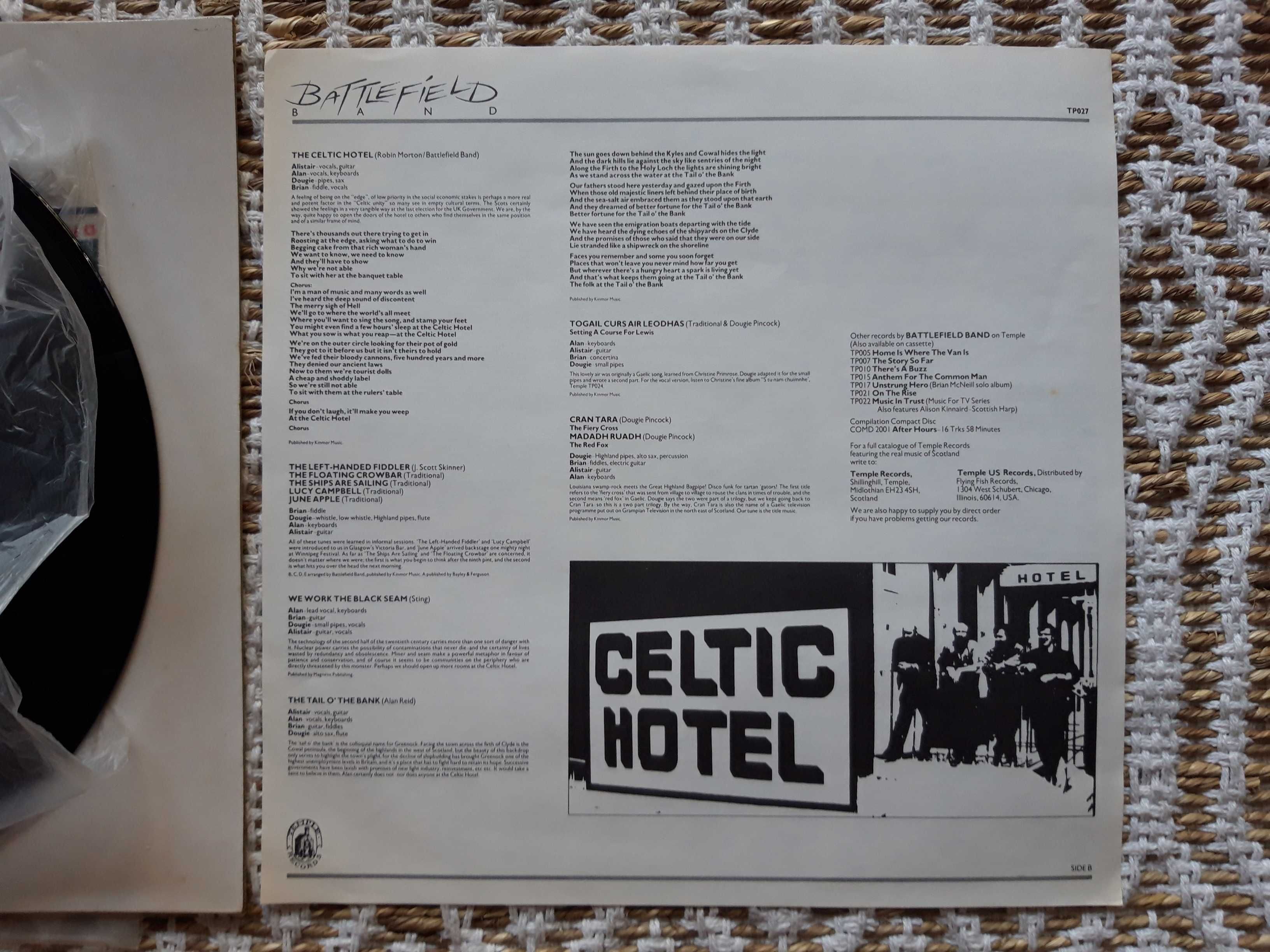 Vinil - Battlefield - Celtic Hotel